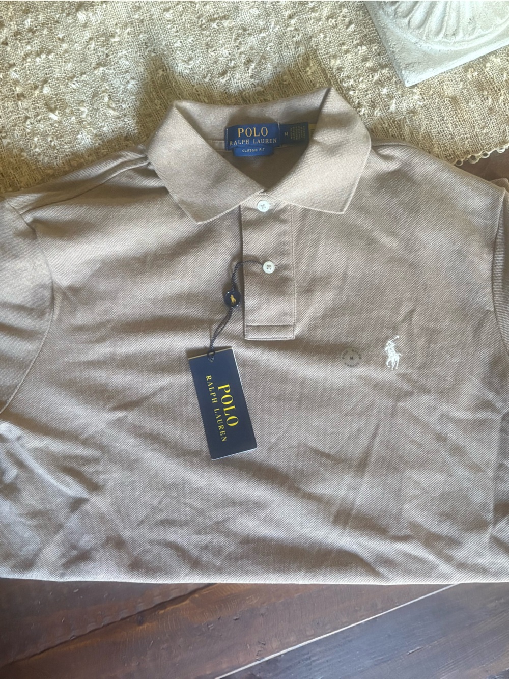 Polo by Ralph Lauren Men's Tan Polo